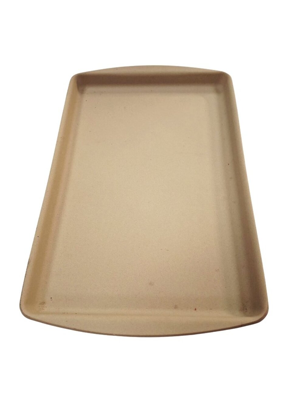 Pampered Chef Family Heritage Stoneware Rectangle Baking Tray 15.5" Beige USA